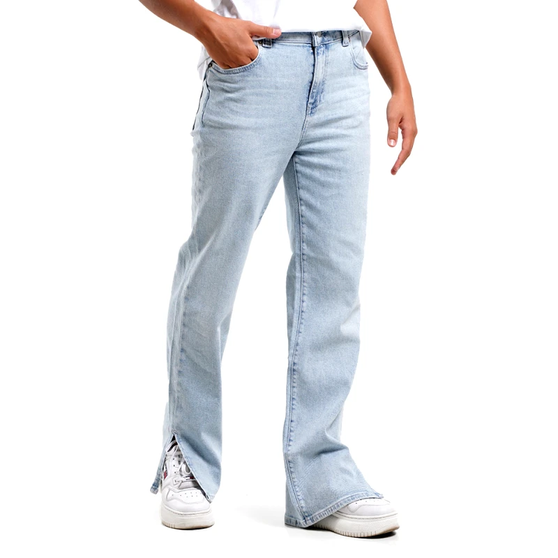 Tommy Jeans Tommy Jeans Girlfriend Bleached Hemp Παιδικό Τζιν Παντελόνι (9000142578_68267)