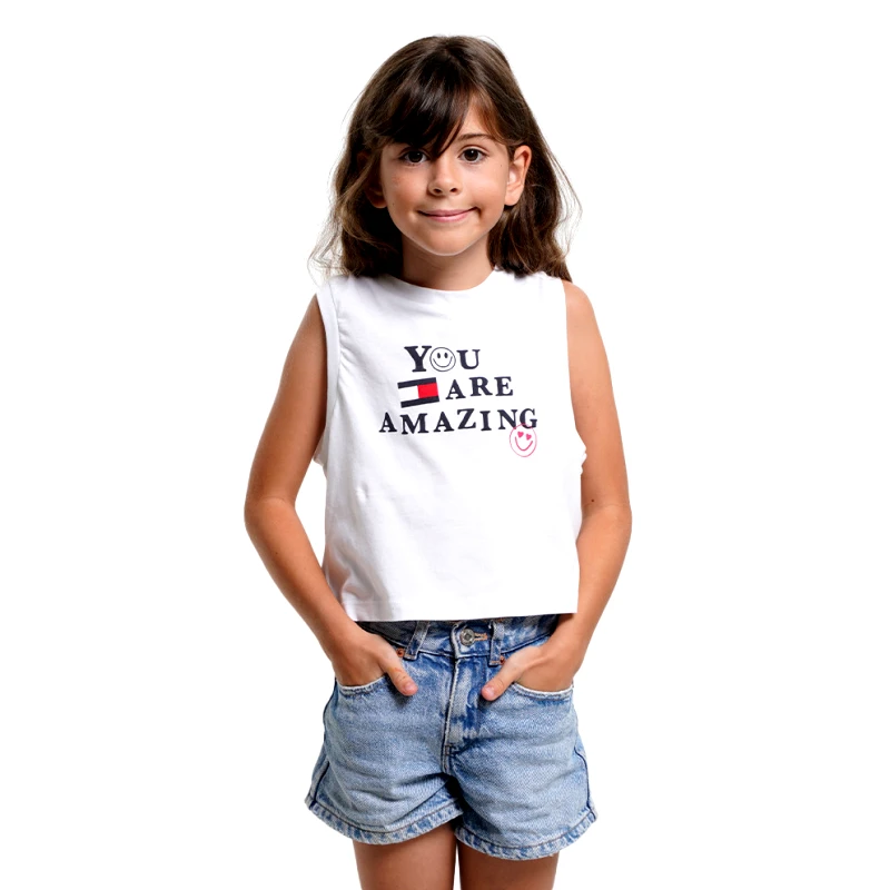 Tommy Jeans Tommy Jeans Παιδική Αμάνικη Μπλούζα (9000103040_1539)