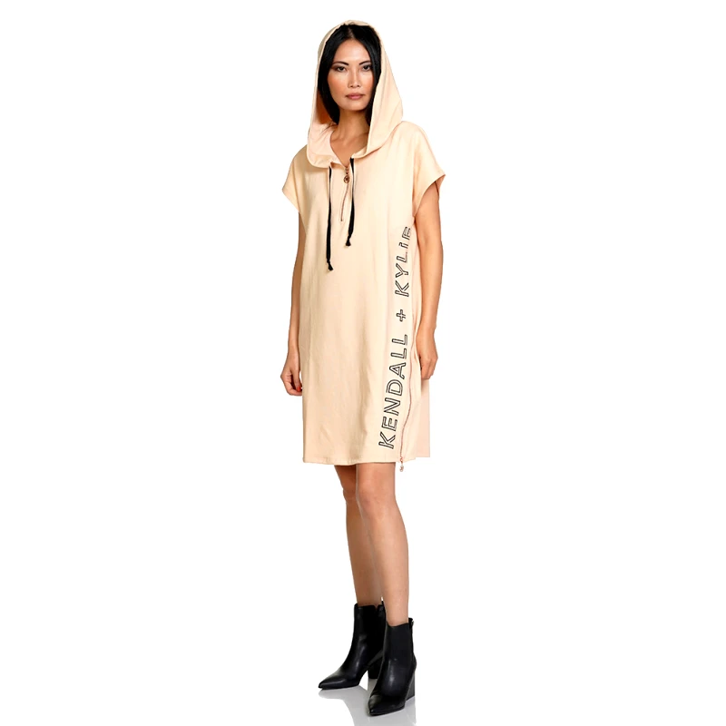 KENDALL & KYLIE KENDALL & KYLIE W Zipper Hoody Sweatdress (9000149608_69369)