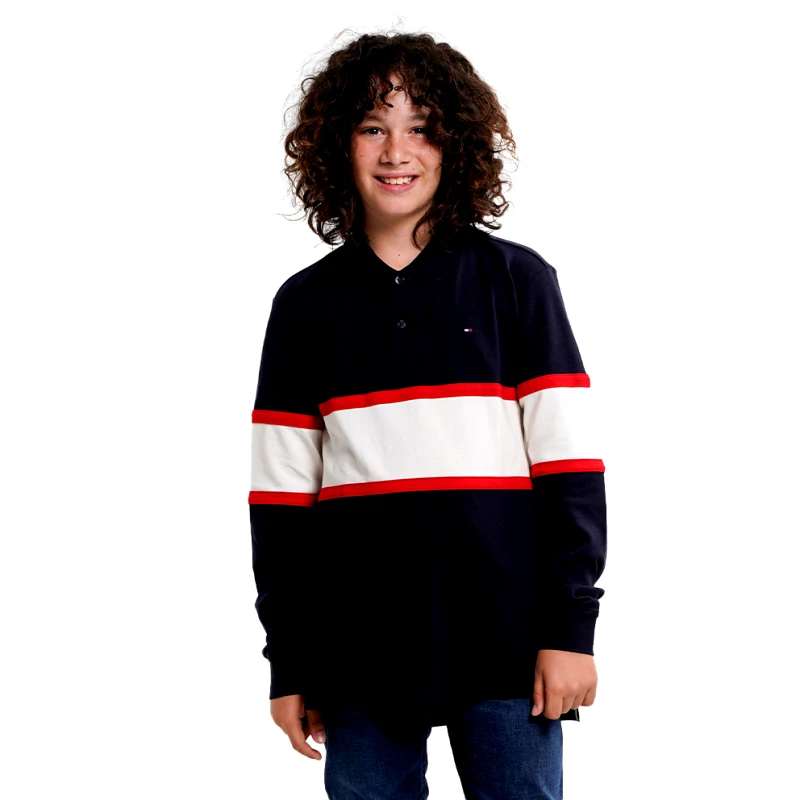 Tommy Jeans Tommy Jeans Colorblock Παιδικό Polo T-shirt (9000123625_38713)