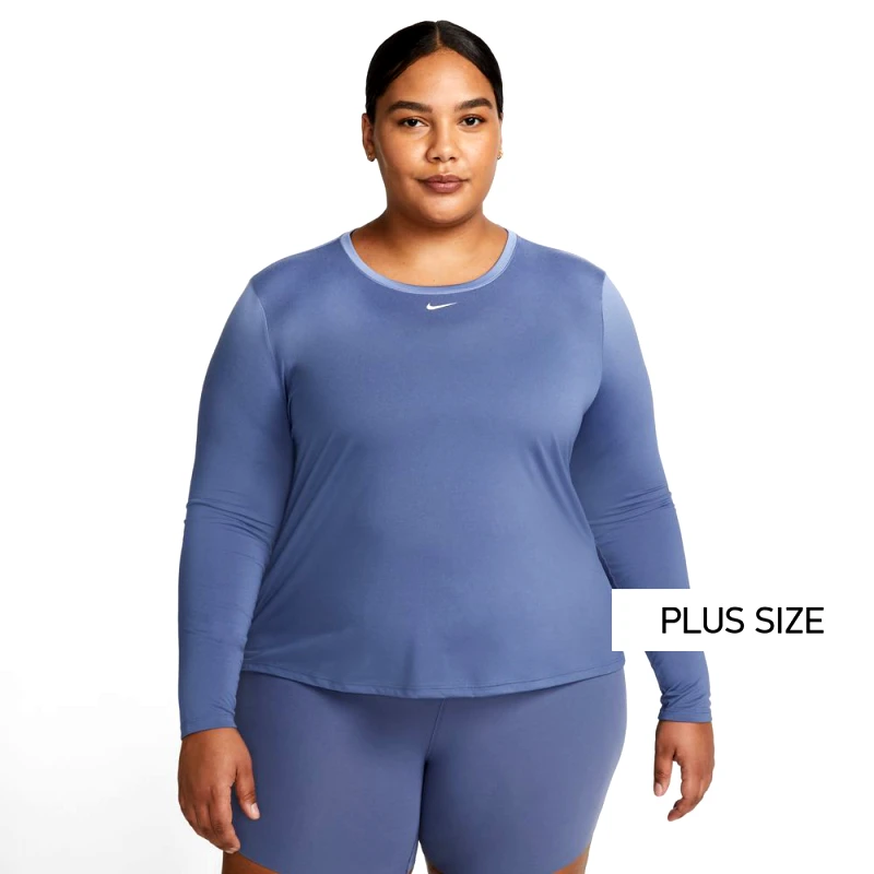 Nike Dri-FIT One Plus Size Γυναικεία Μπλούζα με Μακρύ Μανίκι (9000129311_49255) φωτογραφία