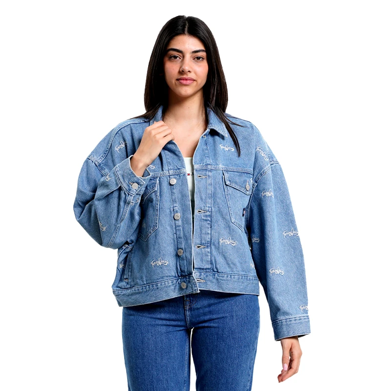 Tommy Jeans Tommy Jeans Wide Sleeve Γυναικεία Τζιν Ζακέτα (9000142667_49170)