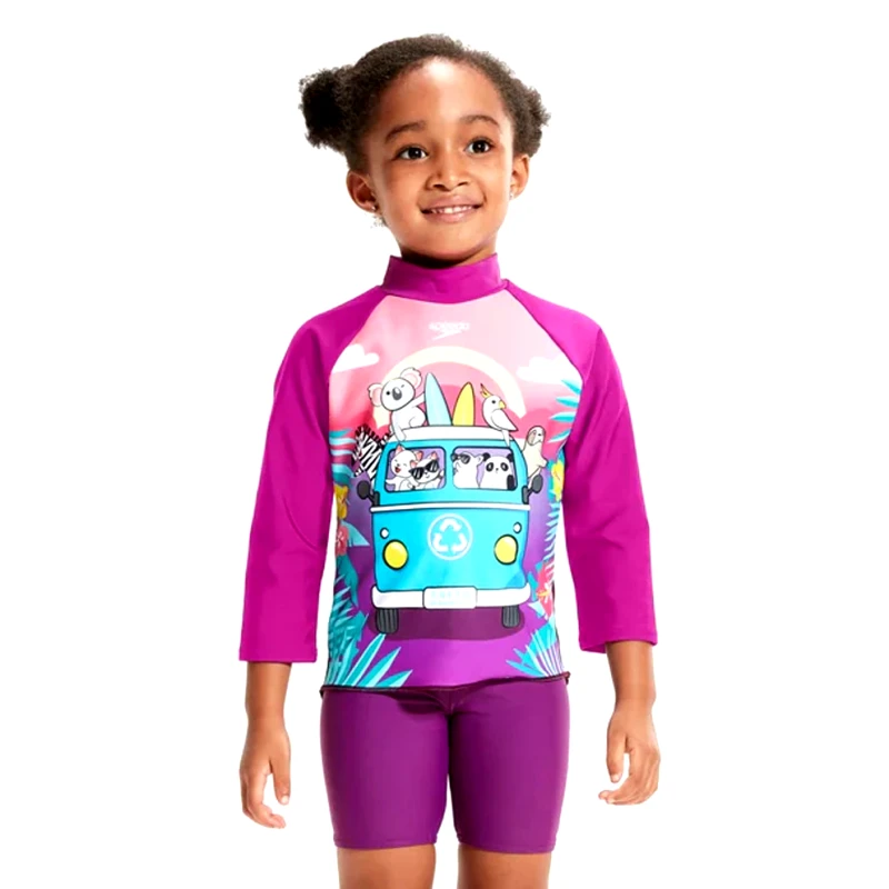 Speedo Speedo Girls Digital Παιδική UV Μπλούζα με Μακρύ Μανίκι (9000147038_69148)