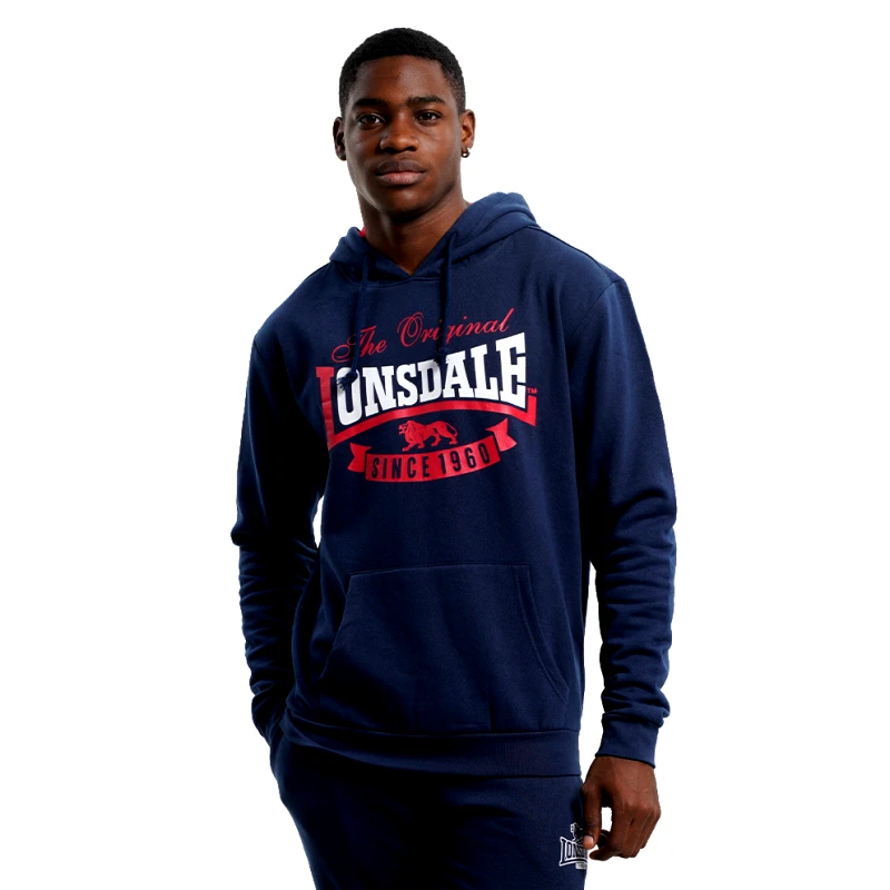 Lonsdale Lonsdale Stotfield Ανδρική Μπλούζα με Κουκούλα (9000126643_42638)