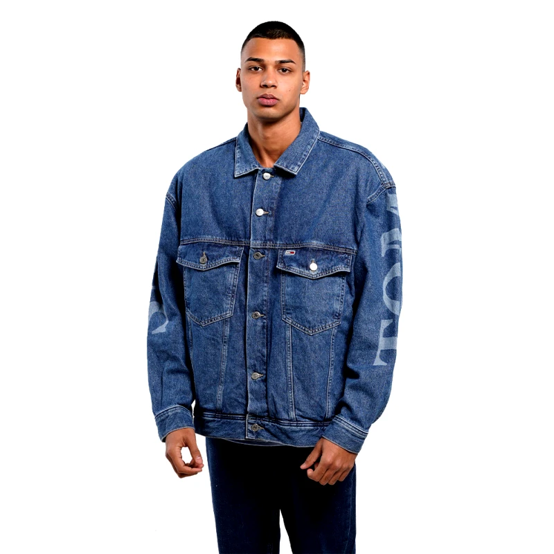 Tommy Jeans Tommy Jeans Oversize Denim Trucker Ανδρική Τζιν Ζακέτα (9000137999_67193)