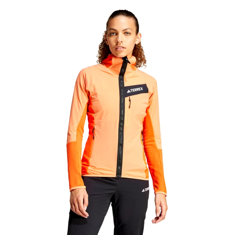 adidas Terrex adidas Terrex Terrex Techrock Hooded Wind Fleece Jacket (9000181698_76819)