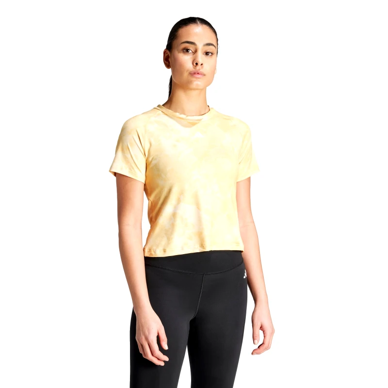 adidas adidas Train Essentials Aop Flower Tie-Dye Tee (9000181708_76706)