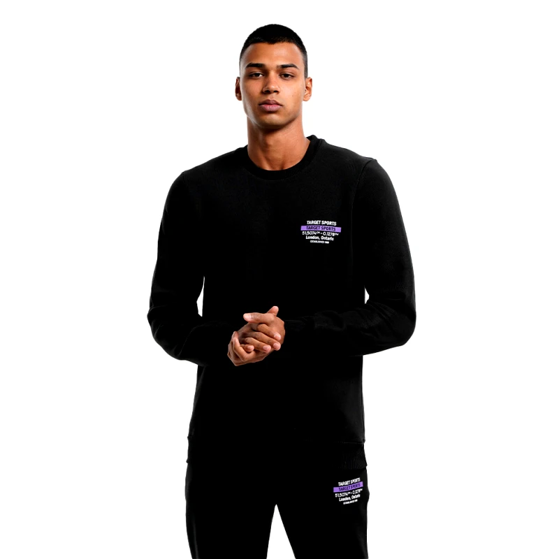 Target Target Crewneck Fleece ''Sports'' Ανδρική Μπλούζα Φούτερ (9000118352_001)