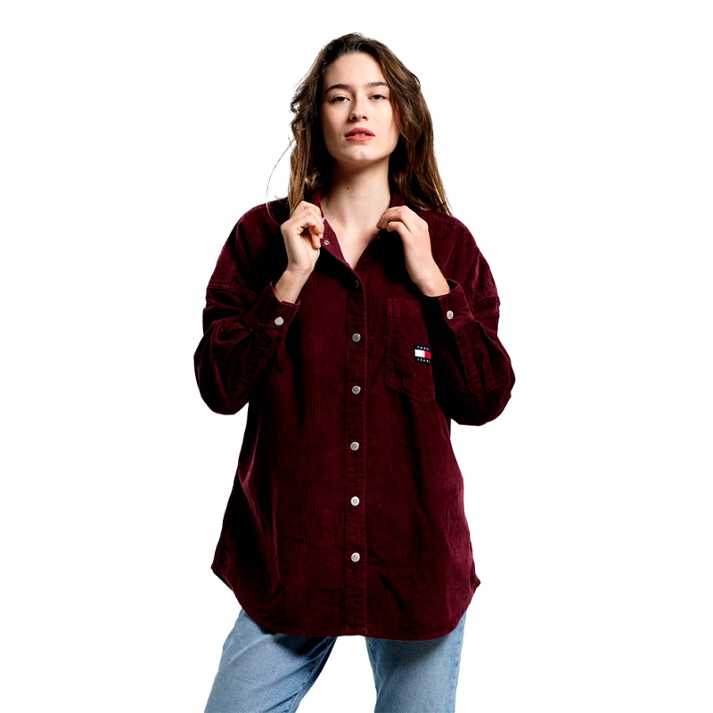 Tommy Jeans Tommy Jeans Corduroy Oversized Γυναικείο Πουκάμισο (9000123580_63708)