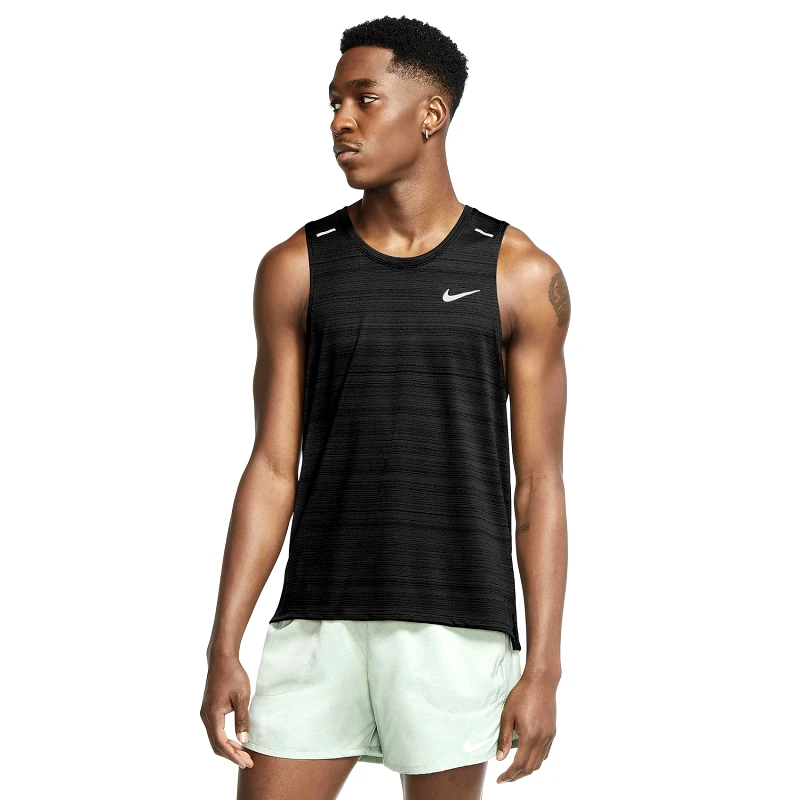 Nike Nike Miler Ανδρική Αμάνικη Μπλούζα για Τρέξιμο (9000055185_8621)