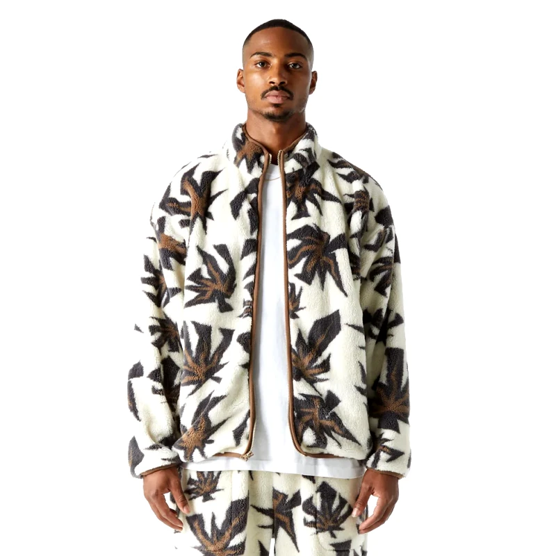 Huf Huf Lowell Jacquard Sherpa Ανδρική Ζακέτα (9000120177_4182)