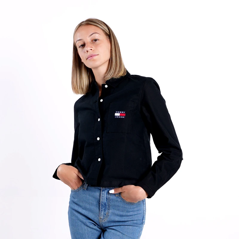 Tommy Jeans Tommy Jeans Regular Heritage Badge Γυναικείο Πουκάμισο (9000088557_1469)