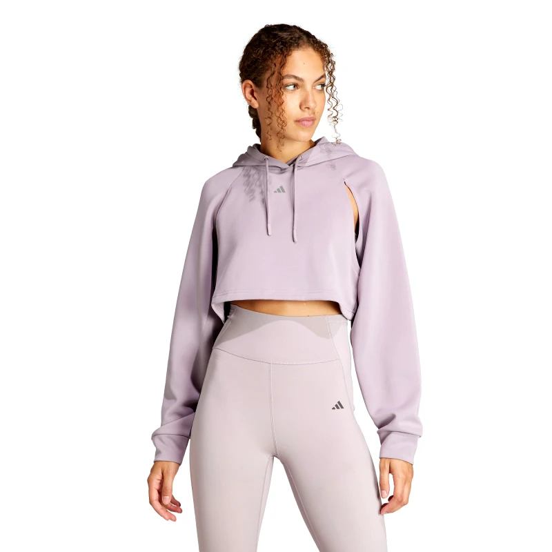 adidas Performance adidas Hiit Aeroready Crop Training Hoodie (9000179054_74606)