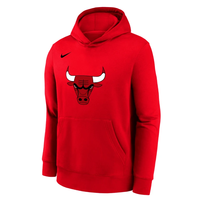 Nike Nike NBA Chicago Bulls Club Logo Fleece Βρεφική Μπλούζα με Κουκούλα (9000176860_14047)