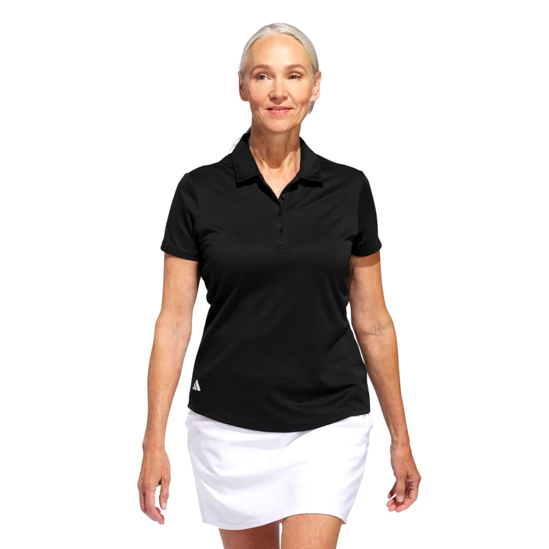 adidas adidas Women'S Solid Performance Short Sleeve Polo Shirt (9000184614_1469)
