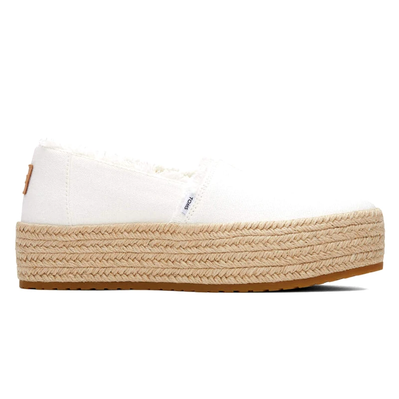 Toms TOMS White Canvas Valcia Γυναικείες Εσπαντρίγιες (9000145803_1539)