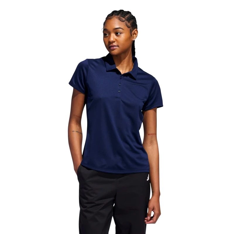 adidas adidas Women'S Solid Performance Short Sleeve Polo Shirt (9000184616_24364)
