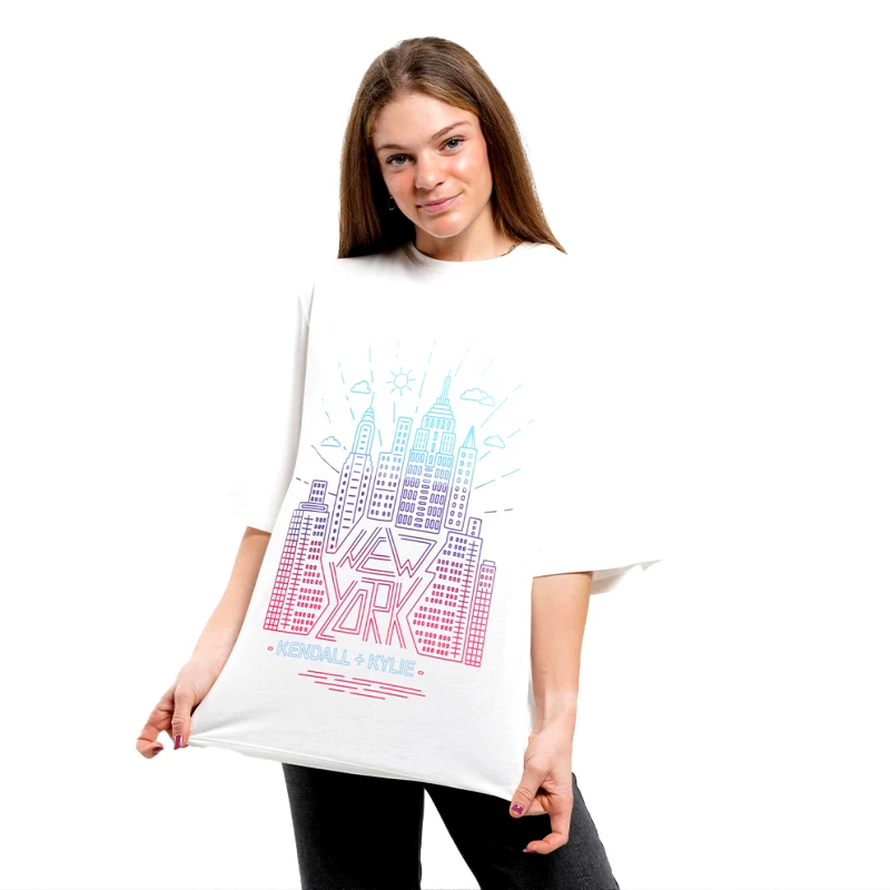KENDALL & KYLIE KENDALL & KYLIE W Ny Oversized T-Shirt (9000172242_11977)
