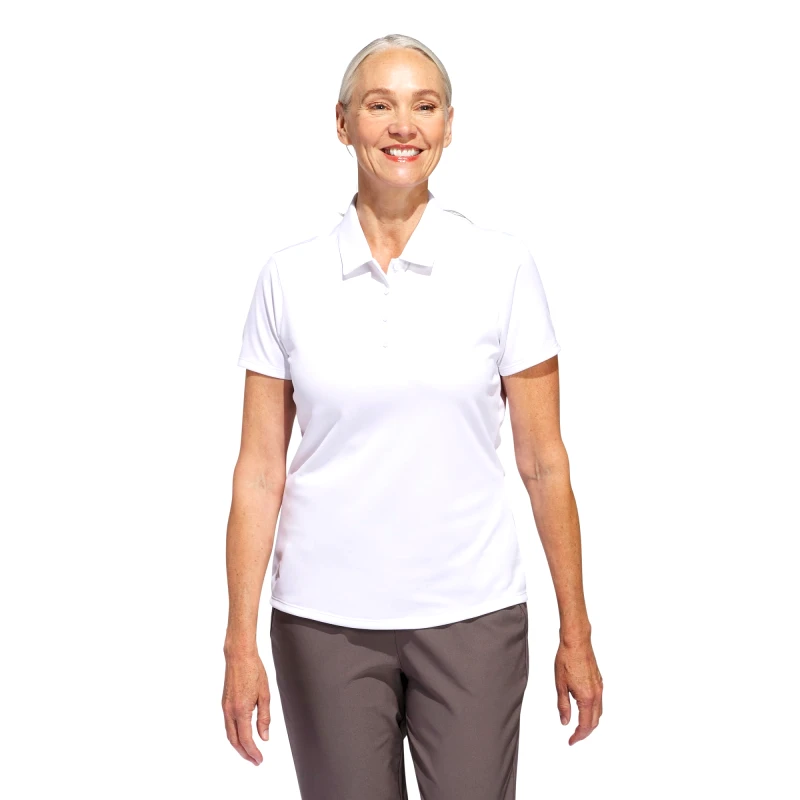 adidas adidas Women'S Solid Performance Short Sleeve Polo Shirt (9000184615_1539)