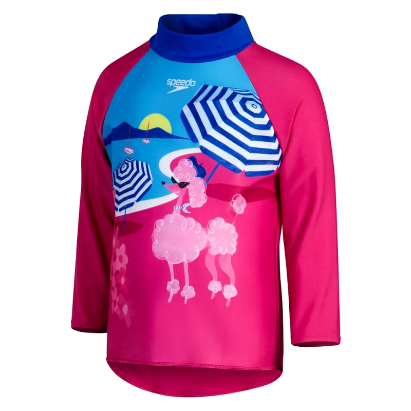 Speedo Speedo Girls Digital Long Sleeve Rash Top Μαγιώ (9000181213_76670)