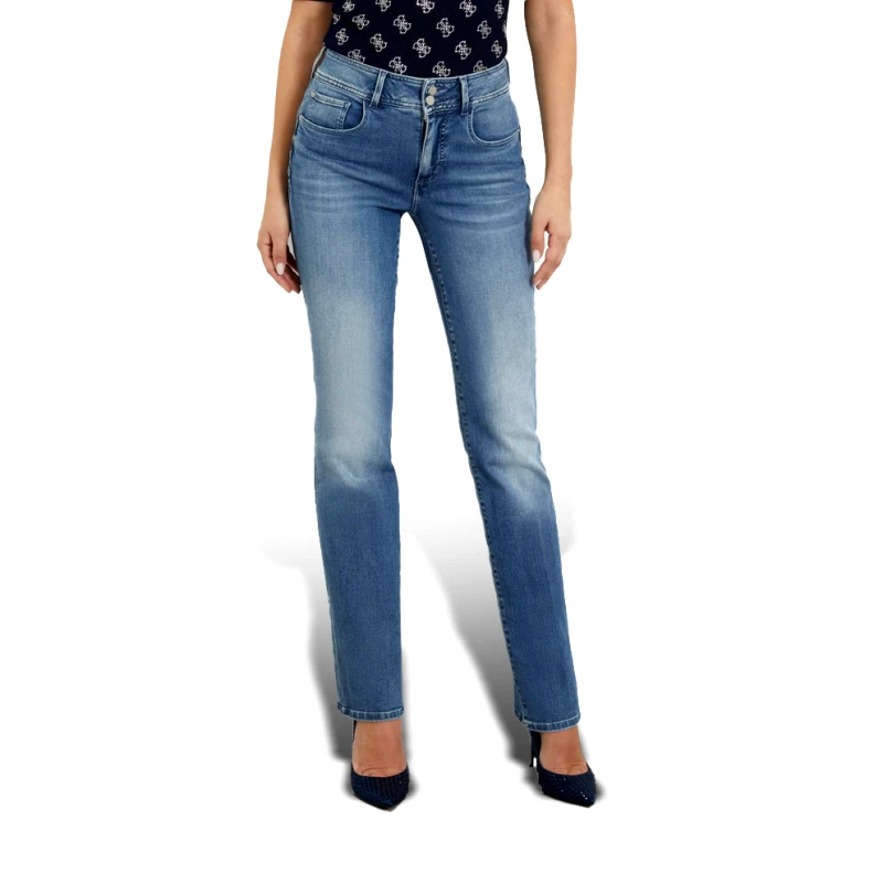 Guess Guess Shape Up Straight Γυναικείο Τζιν Παντελόνι (9000179786_76474)