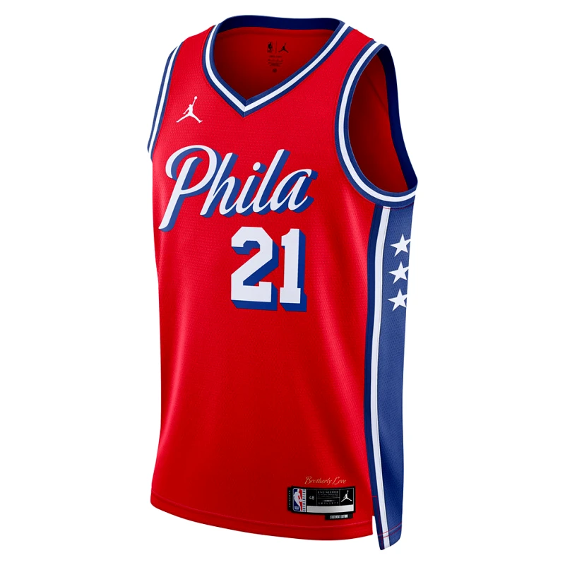 JORDAN Jordan Dri-FIT NBA Philadelphia 76ers Statement Edition Swingman Ανδρική Φανέλα (9000162812_72404)