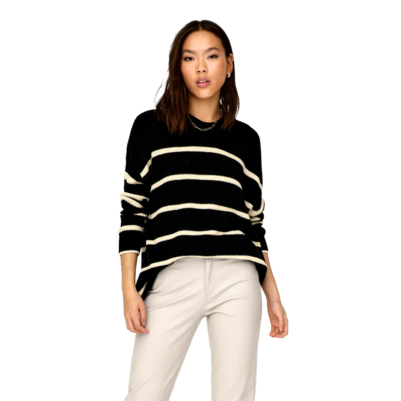 Only ONLY Onlpernille Ls Stripe O-Neck Knt Noos (9000156478_1469)