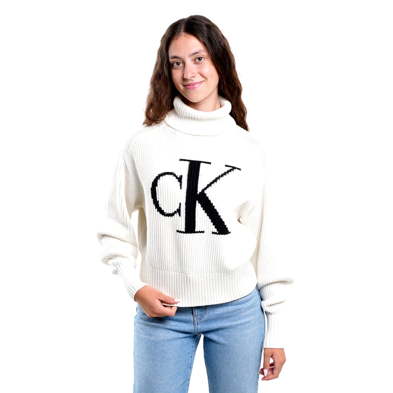Calvin Klein Calvin Klein Blown Up Γυναικεία Πλεκτή Μπλούζα (9000160928_11935)
