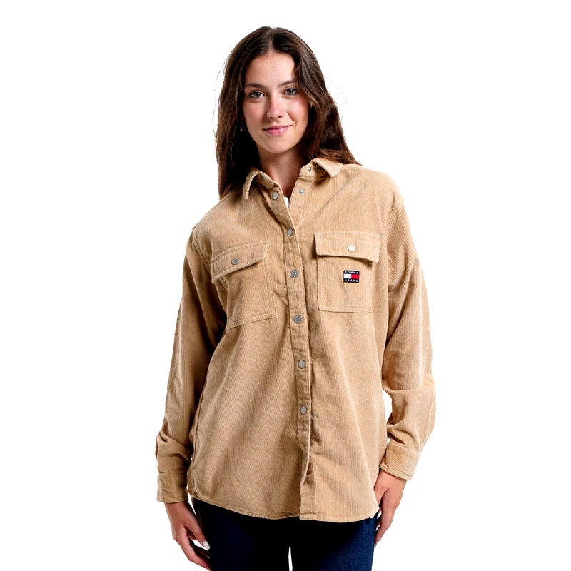 Tommy Jeans Tommy Jeans Tjw Cord Boyfriend Overshirt (9000161015_72065)