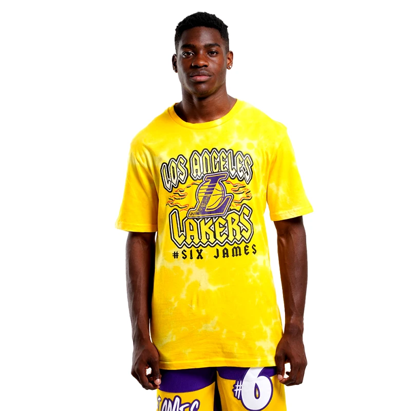NBA NBA LeBron James Los Angeles Lakers School Of Rock Ανδρικό T-shirt (9000159199_60071)