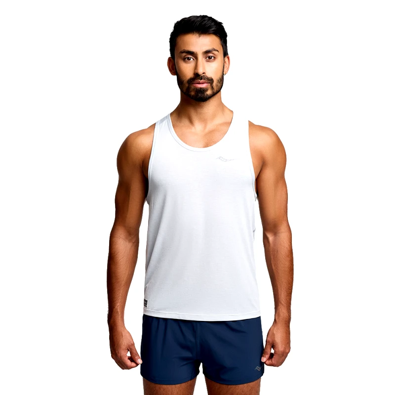 Saucony Saucony Stopwatch Singlet Aνδρική Αμάνικη Μπλούζα (9000177176_1622)