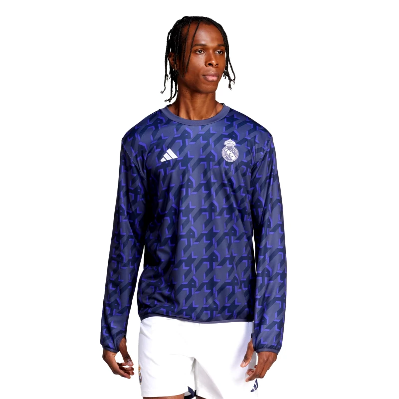 adidas adidas Real Madrid Pre-Match Warm Ανδρική Μπλούζα με Mακρύ Μανίκι (9000183259_65906)