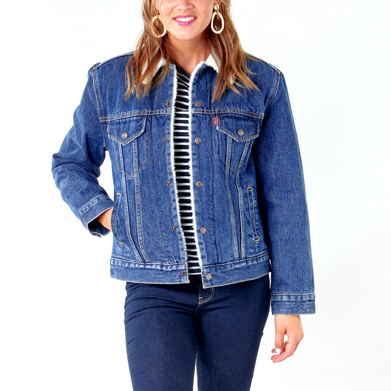 Levi's Levi's Sherpa Trucker Γυναικεία Jean Ζακέτα (9000054195_44386)