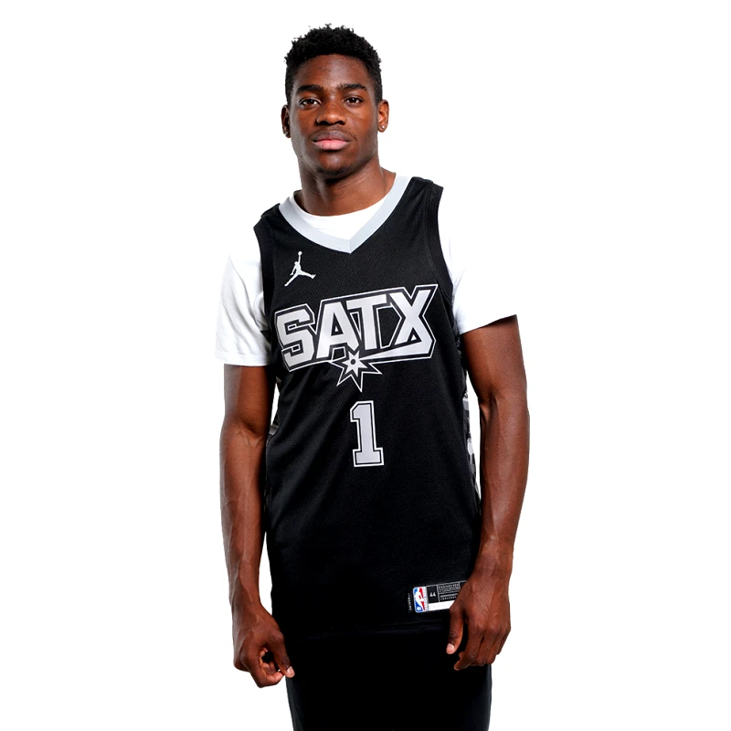 Jordan Dri-FIT NBA Victor Wembanyama San Antonio Spurs Statement Edition Swingman Mπασκετική Φανέλα (9000177573_76016) φωτογραφία