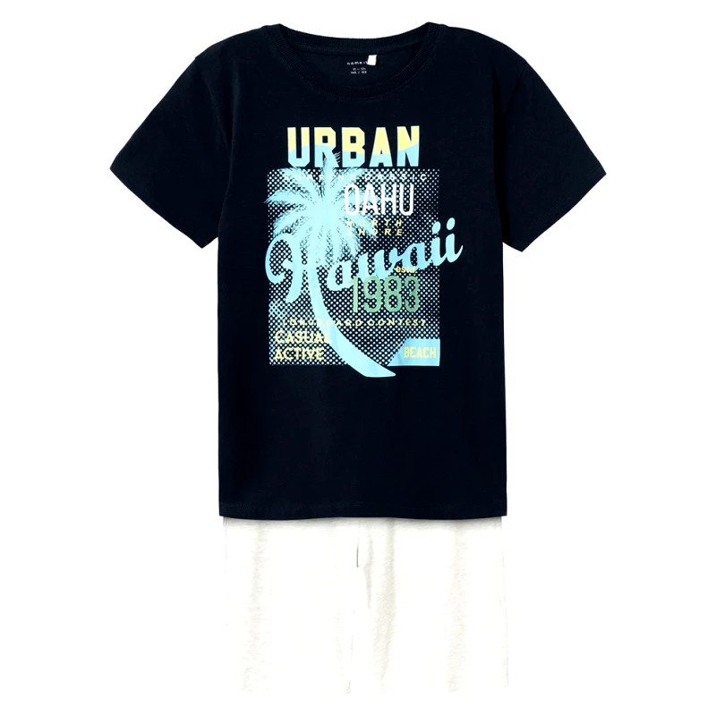 Name it Name it Nkmjunik Ss Shorts Set Pb (9000170918_2801)