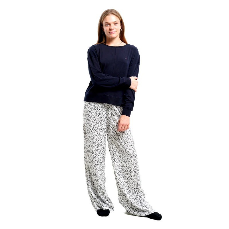 Tommy Jeans Tommy Jeans Set Long Sleeve Print Γυναικείες Πιτζάμες (9000161069_72064)