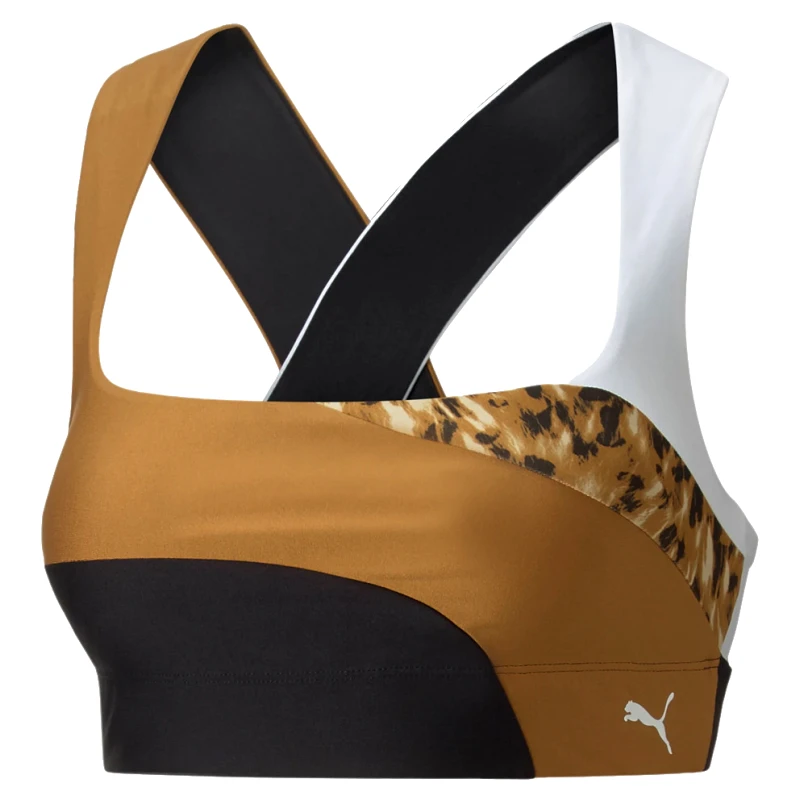 Puma Puma Mid Impact Safari Glam Γυναικείο Αθλητικό Μπουστάκι (9000117582_62322)