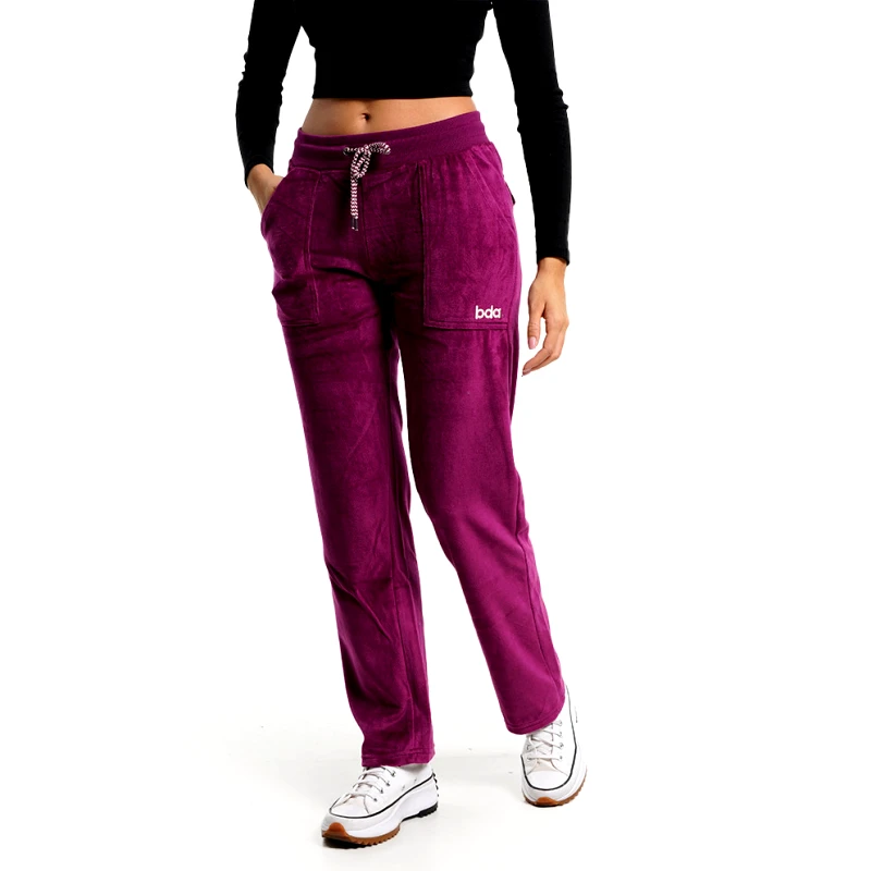 BODY ACTION Body Action Women Basic Velour Γυναικείο Παντελόνι Φόρμας (9000120394_1903)