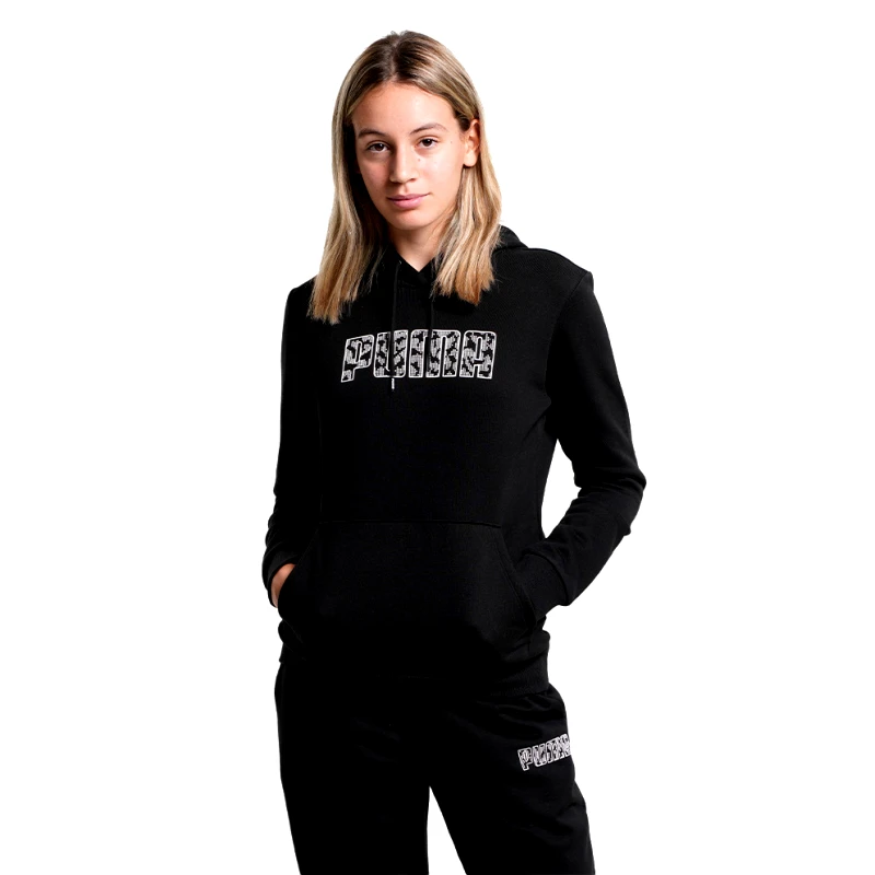 Puma Puma Mass Merchant Style Fleece Γυναικεία Μπλούζα με Κουκούλα (9000120257_22489)