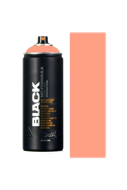 MONTANA CANS MONTANA CANS SPRAY CANS BLACK 400ML PINK COLORS - ΡΟΖ-BLK-3220-400-PINK