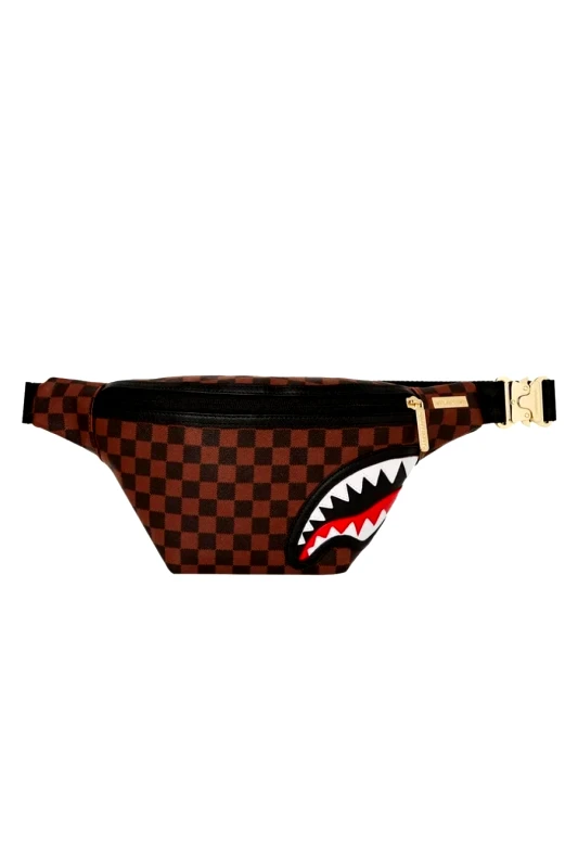 SPRAYGROUND SPRAYGROUND Τσαντάκια Μέσης SAWTOOTH SHARKS IN PARIS SAVVY CROSSBODY - BROWN-B7844-MULTI