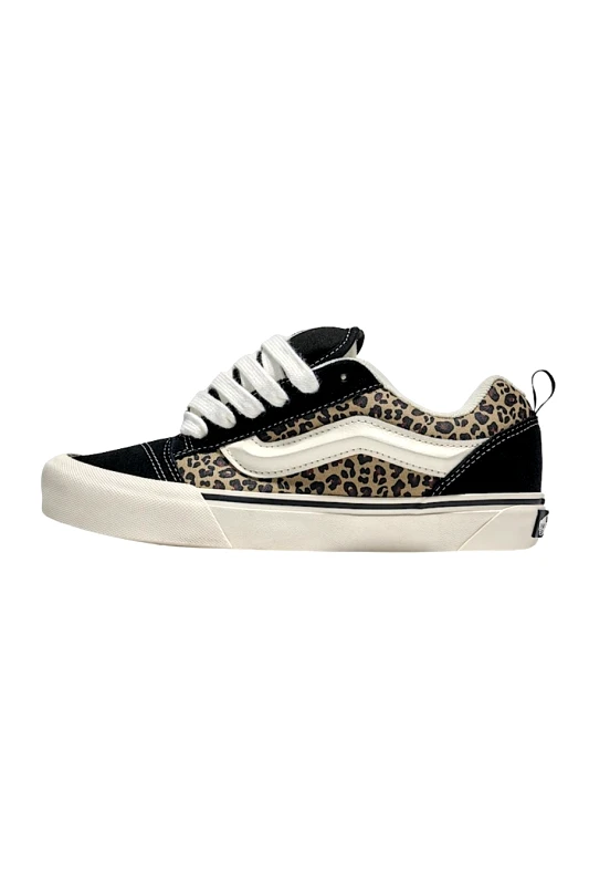 VANS VANS Γυναικεία Sneakers KNU SKOOL - ΜΑΥΡΟ/ΛΕΟΠΑΡΝΤ -VN000D756I71-BLACK
