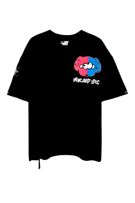 Mod Wave Movement MOD WAVE MOVEMENT T Shirt VG DOG CAPSULE 008 - Μαύρο-VD062021915-BLACK