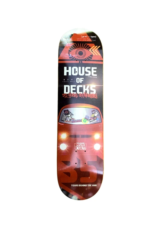 NEW CULT NEW CULT σανίδα Skateboard HOUSE OF DECKS - High concave-SPDC2024-MULTI