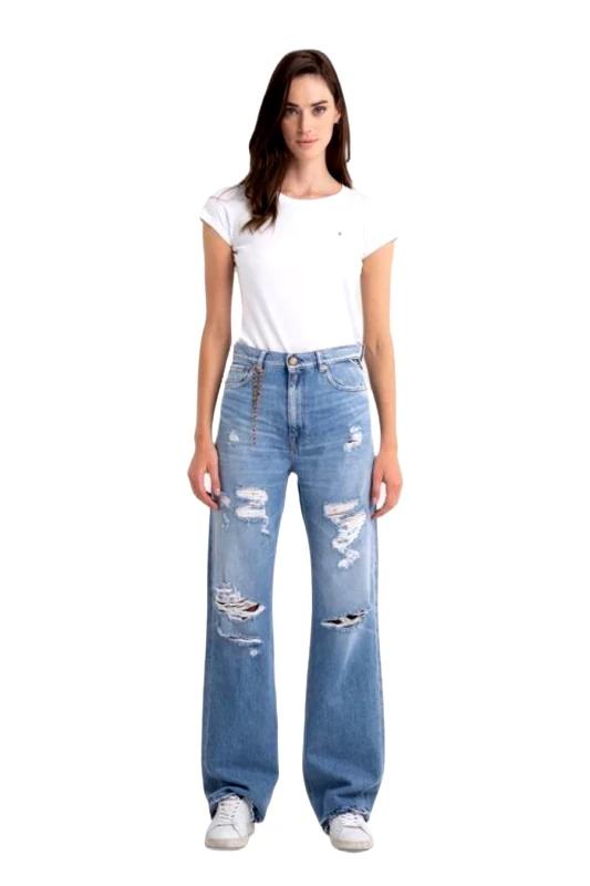 REPLAY REPLAY Γυναικείο Τζιν WA484H.000.108 383 - DENIM-WA484H.000.108383-DENIM