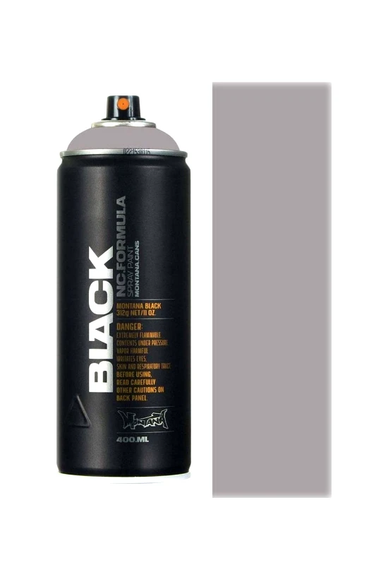 MONTANA CANS MONTANA CANS SPRAY CANS BLACK 400ML GREY COLORS - ΓΚΡΙ-BLK400-7210-GREY