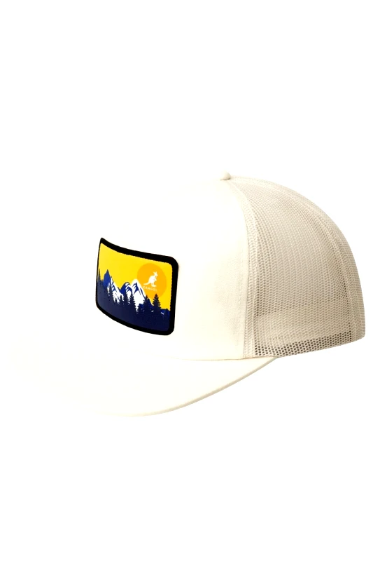 KANGOL KANGOL Καπέλα KANGOL OUTDOOR PATCH TRUCKER - WHITE-K5440-WHITE