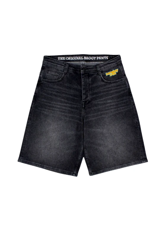 HOMEBOY HOMEBOY Βερμούδες x-tra MONSTER Vintage Denim SHORTS-ΜΑΥΡΟ-01SH1087