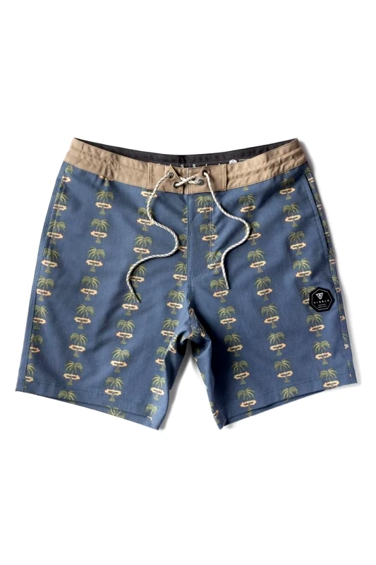 VISSLA VISSLA Ανδρικό μαγιό Atomic Palms 17.5 - ΜΠΛΕ-M1037ATO-BLUE