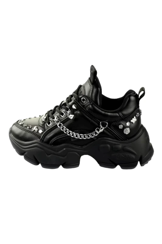 BUFFALO BUFFALO Γυναικεία Sneakers BINARY PUNK Μαύρα-1636477-BLACK